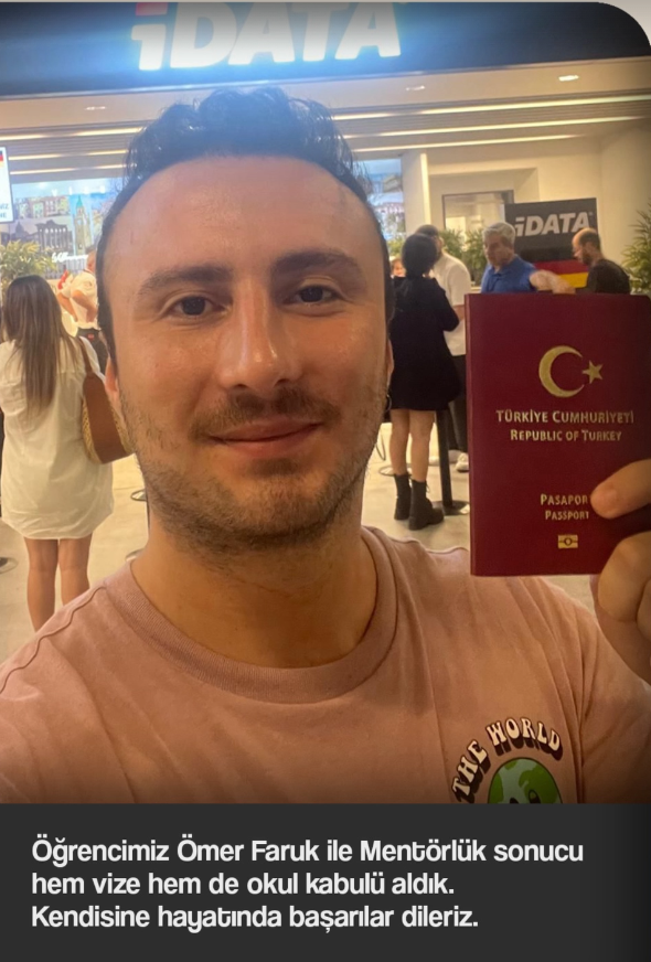 Ömer Faruk — Vize + Okul Kabulü